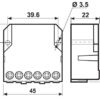 Rele Commutatore Ad Impulsi Passo Passo 4 Fili Doppia Accensione 230V  GJ01-04