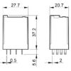 Relè A Zoccolo 4 Scambi 7A 24VAC - FINDER 553490240094 - Fazio SRL